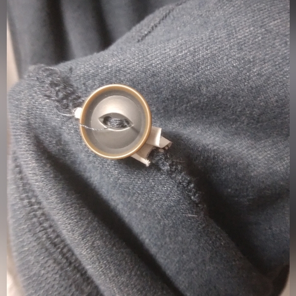 Method Men's Gray // Navy Blue 1/4 Button up Sweater Size XL - Picture 6 of 8